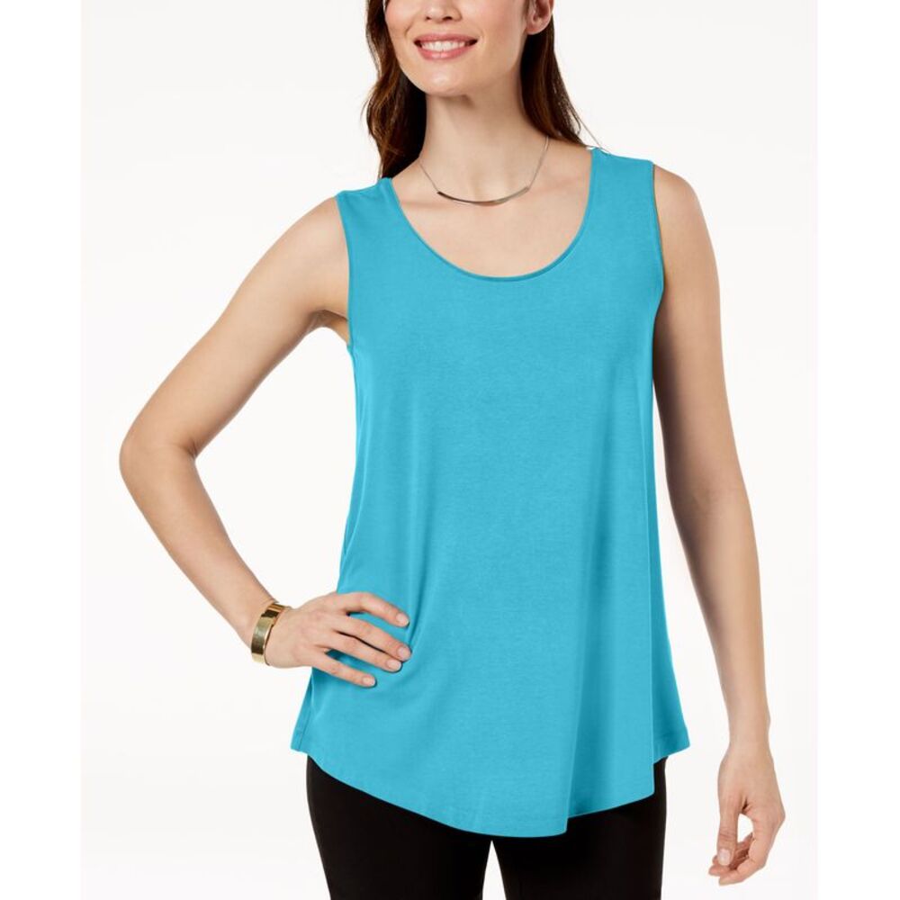 JM Collection Scoop Neck Tank Top